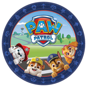 Paw Patrol Adventures 9" Round Plates, 8ct