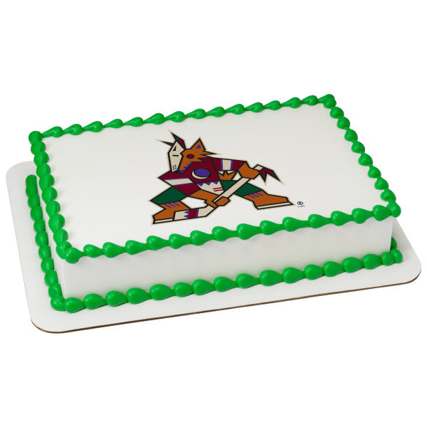 NHL Arizona Coyotes Edible Cake Topper Image