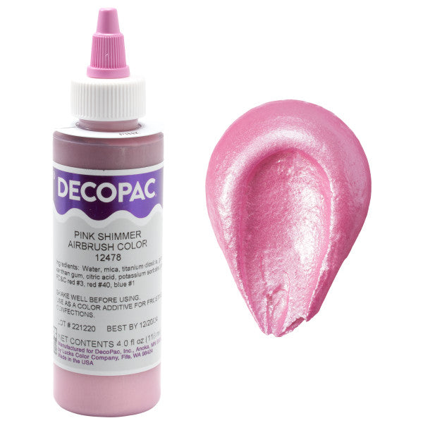 DecoPac Pink Shimmer Premium Airbrush Color