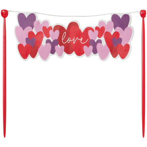 Love and Hearts Banner Layon