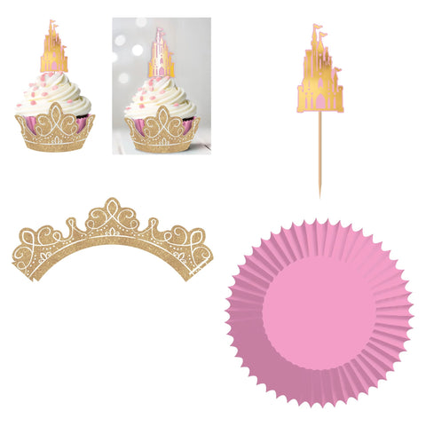 Disney Princess Glitter Cupcake Decorating Kit