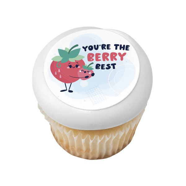 You're the Berry Best Edible Cake Topper Image