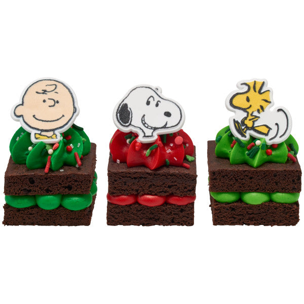 Peanuts Snoopy, Charlie Brown, and Woodstock Cupcake Rings