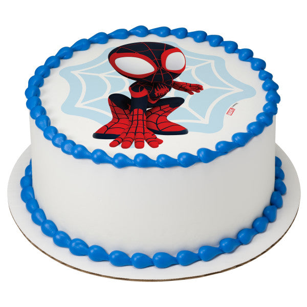MARVEL Spidey and His Amazing Friends Spinn Edible Cake Topper Image