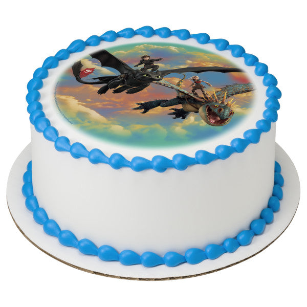 DreamWorks How To Train Your Dragon Edible Cake Topper Image