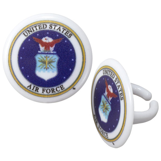 United States Air Force™  Cupcake Rings 12ct