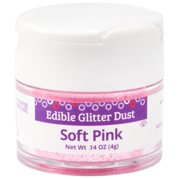 Soft Pink Dust Edible Glitter – A Birthday Place