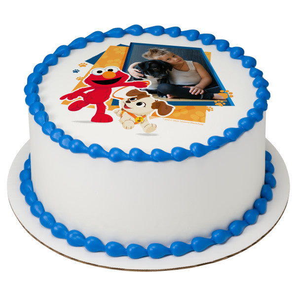 Sesame Street Elmo and Tango Edible Cake Topper Image Frame