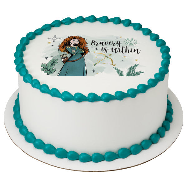 Princess Merida Edible Cake Topper Image