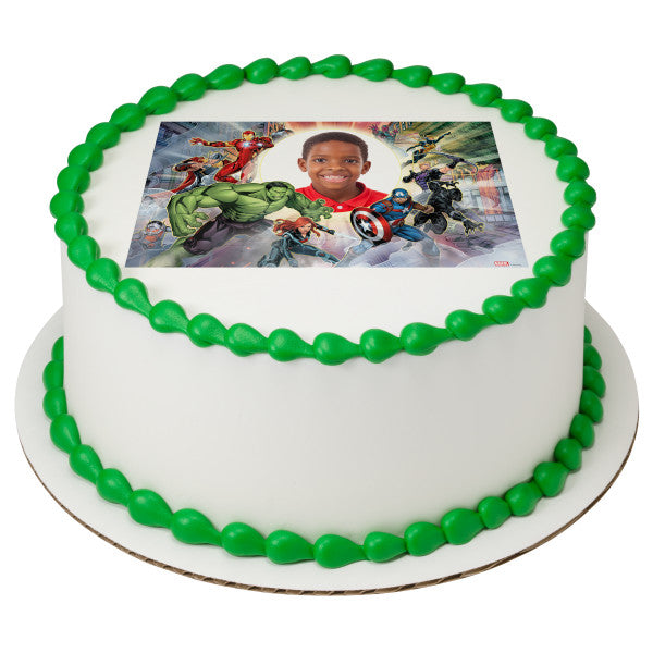MARVEL Avengers Assemble Edible Cake Topper Image Frame
