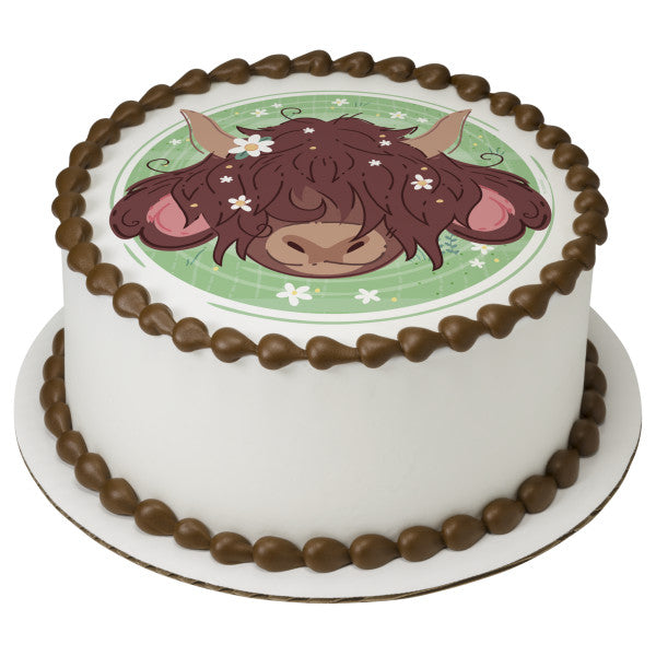 Imagen de adorno comestible para tarta de puntada