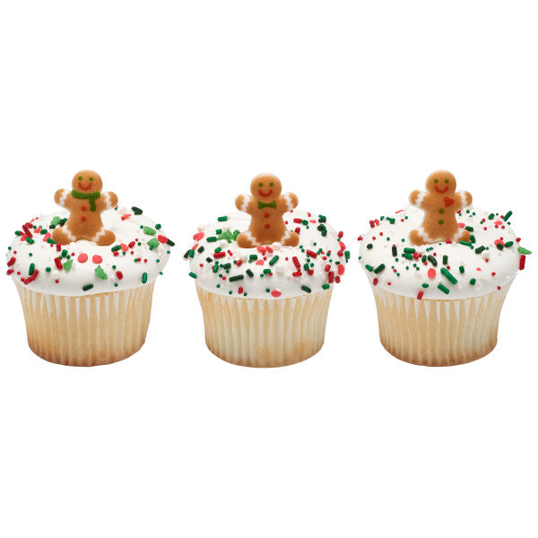 Gingerbread Man Assortment Dec-Ons® Decorations
