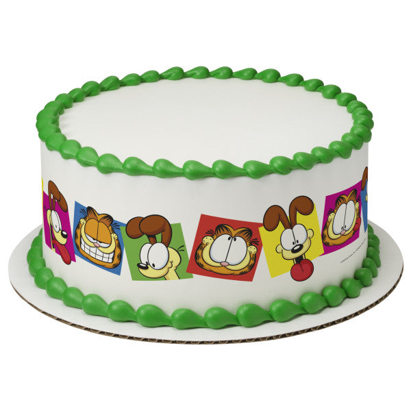 Garfield and Friends Edible Cake Topper Image Strips 3ct