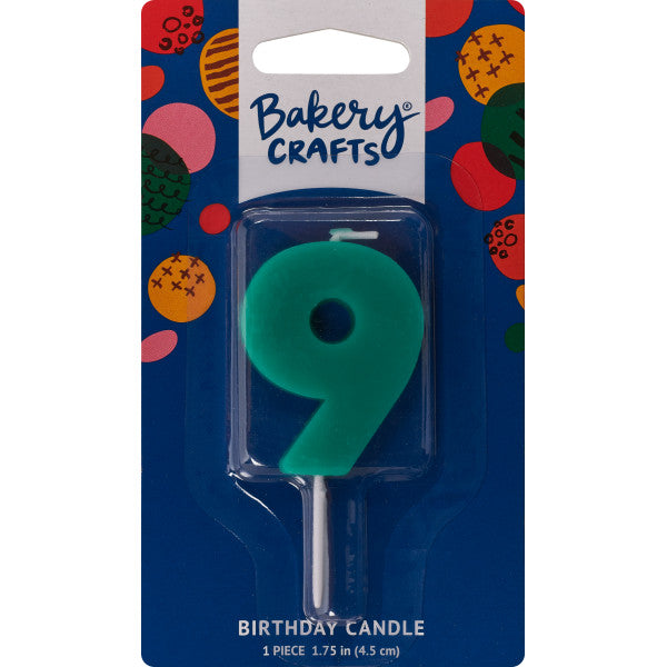 9 Mini Block Numeral Candle