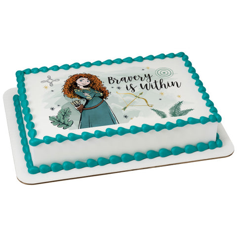 Princess Merida Edible Cake Topper Image