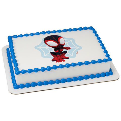 MARVEL Spidey and His Amazing Friends Spinn Edible Cake Topper Image