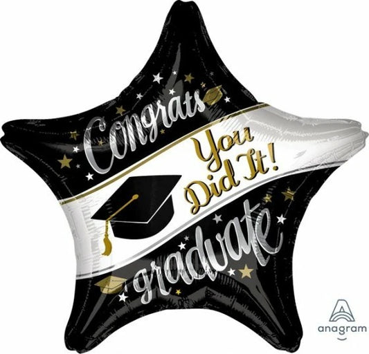 Congrats You Did It Graduate Foil Balloon
