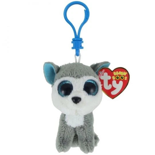 Slush Husky Mini Beanie Squishies. Clip 1ct