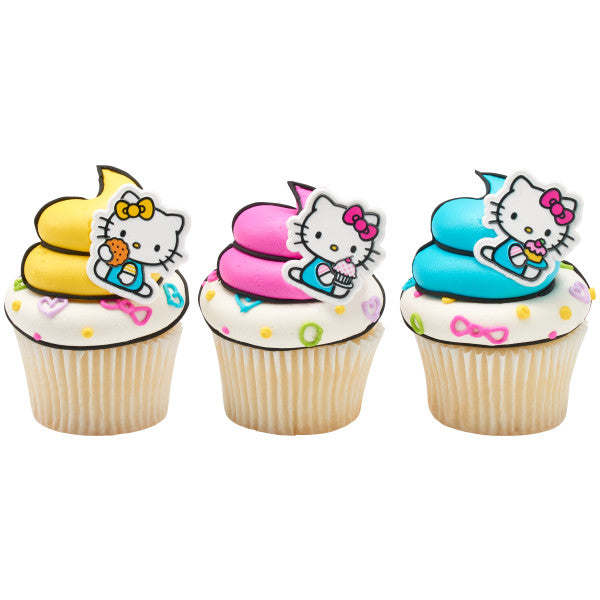 Hello Kitty and Mimmy Cupcake Rings