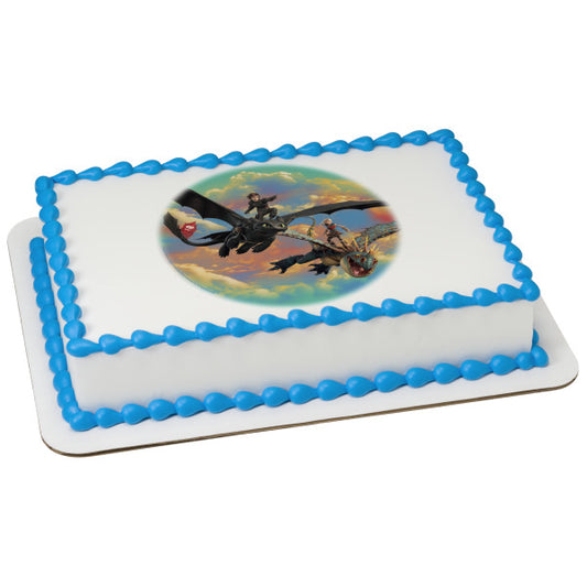 DreamWorks How To Train Your Dragon Edible Cake Topper Image