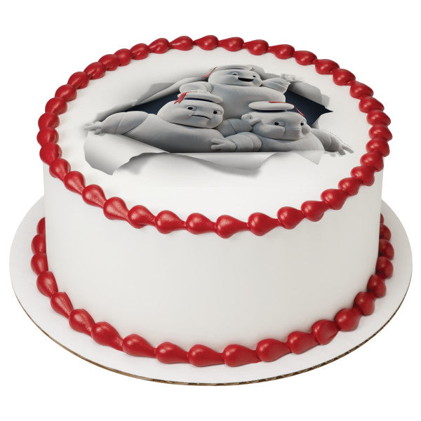 Ghostbusters Stay Puft Edible Cake Topper Image