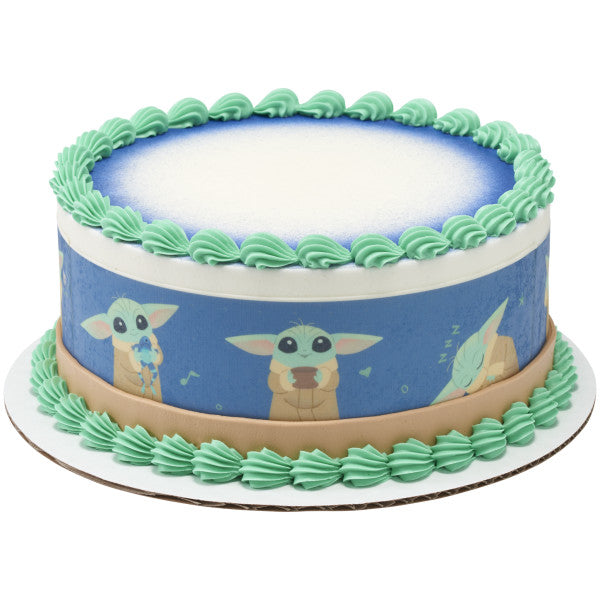 Felicitaciones, tiras de imágenes comestibles para decoración de pasteles