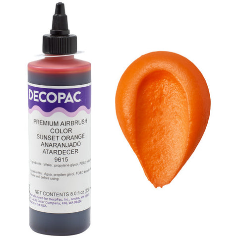 DecoPac Premium Airbrush Color Sunset Orange