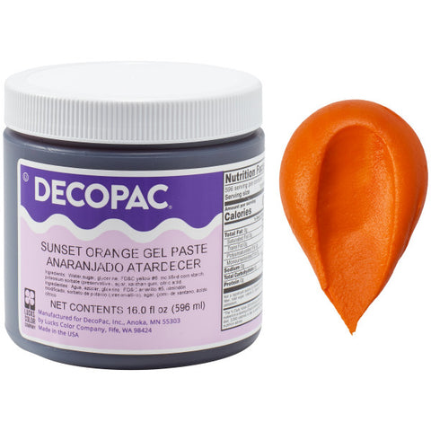 Decopac Sunset Orange Premium Paste Color