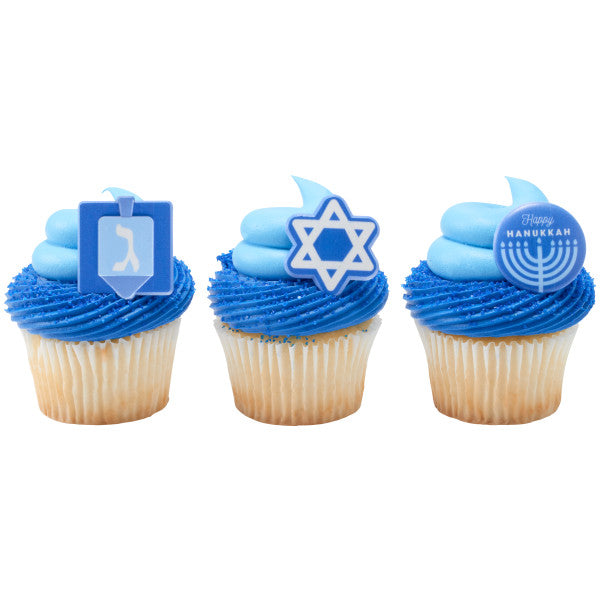 Hanukkah Assortment Cupcake Rings