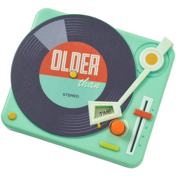 Older Than a Record Player DecoSet and Edible Cake Topper Image Background