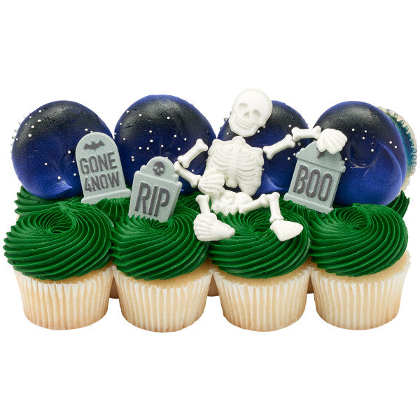 Decoraciones decorativas de huesos de esqueleto