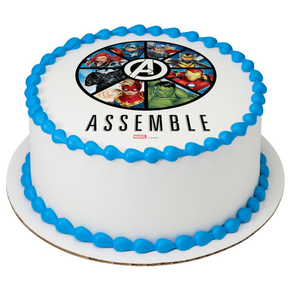 MARVEL Avengers Assemble Edible Cake Topper Image
