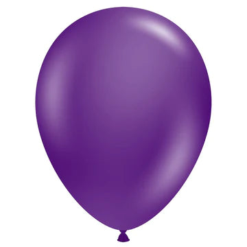 11" Crystal Purple Latex Balloon, 1ct