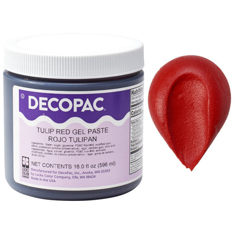DecoPac Tulip Red Premium Paste Premium Paste Color