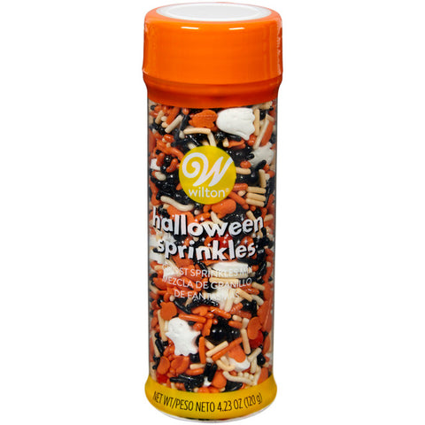 Ghost and Pumpkin Mix Sprinkles, 4.23 oz.