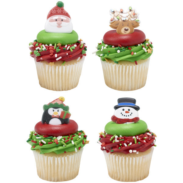 Holiday Icon Cupcake Rings