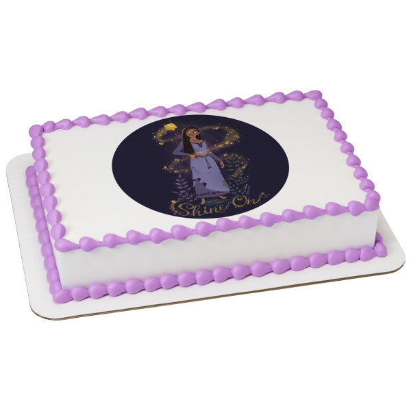 Wish Shine On Edible Cake Topper Image