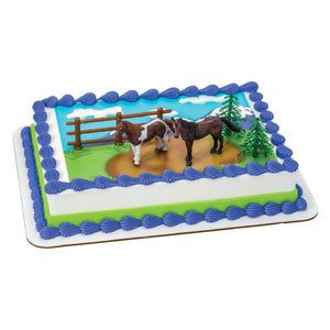 Horses DecoSet® and Edible Image Background