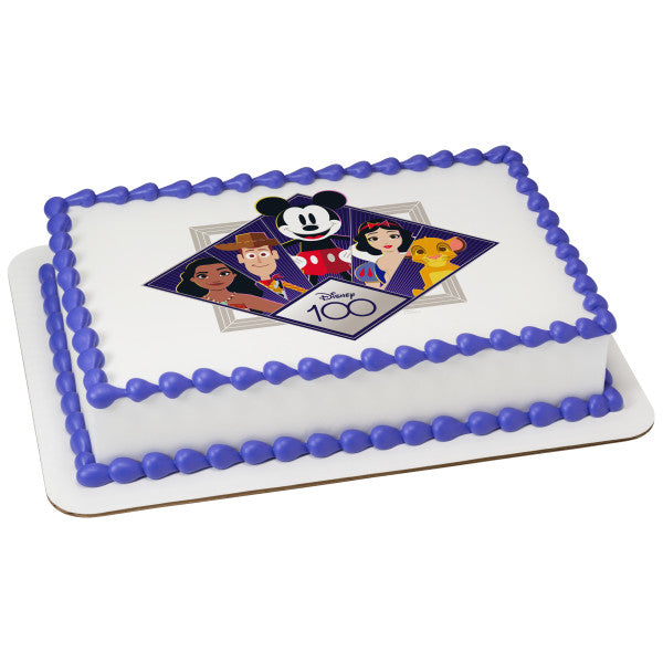 Disney's 100th Celebration Moments Edible Cake Topper Image – A Birthday  Place
