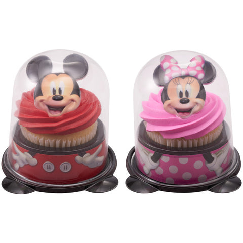Mickey Mouse and Minnie Mouse Cupcake Dome