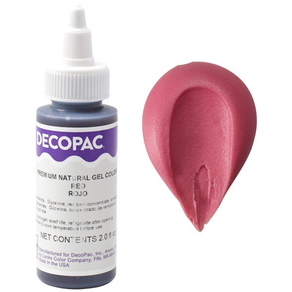 Red All-Natural Gel Premium Gel Color