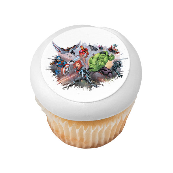 MARVEL Avengers I Am An Avenger Edible Cake Topper Image
