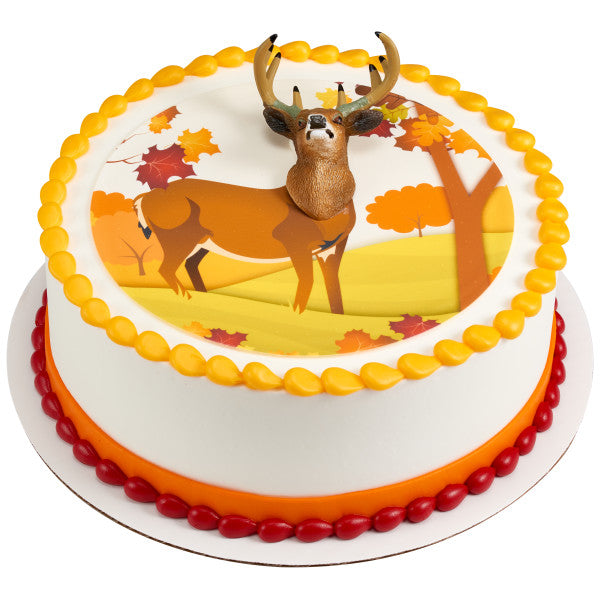 Deer Head Magnet DecoSet® and Edible Image Background – A Birthday Place