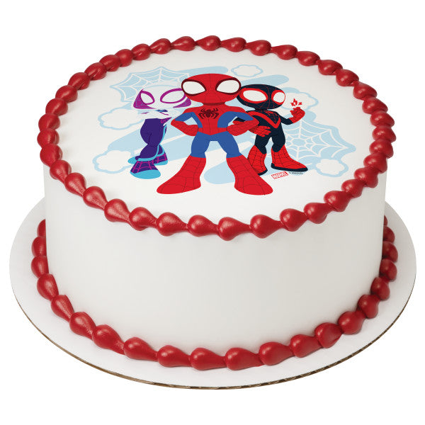 MARVEL Spidey and His Amazing Friends Edible Cake Topper Image