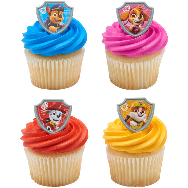 Paw Patrol Reporting for Duty Cupcake Rings