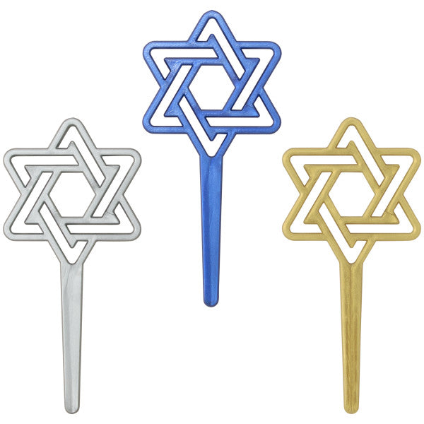 Star of David Hanukkah DecoPics®  12ct