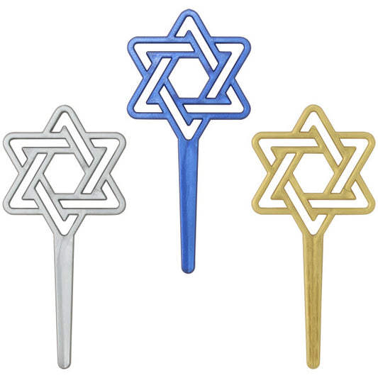 Star of David Hanukkah DecoPics®  12ct