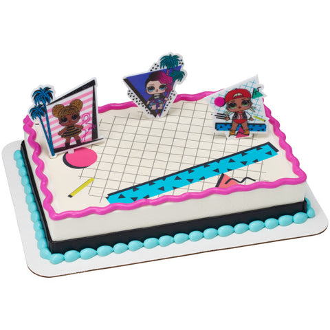 L.O.L. SURPRISE!™ Born to Sparkle Cake Kit and Edible Cake Topper Image Background