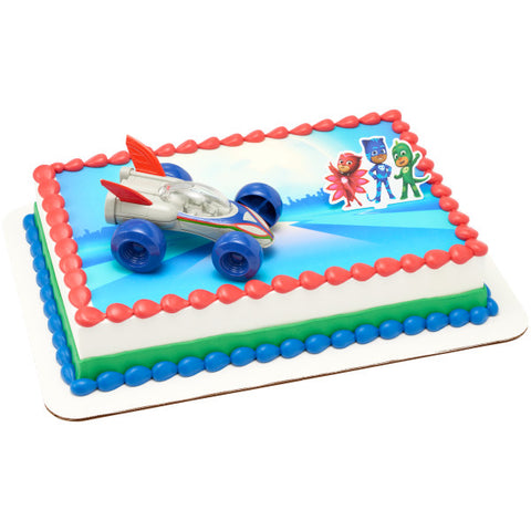 PJ Masks Save the Day DecoSet and Edible Cake Topper Image Background