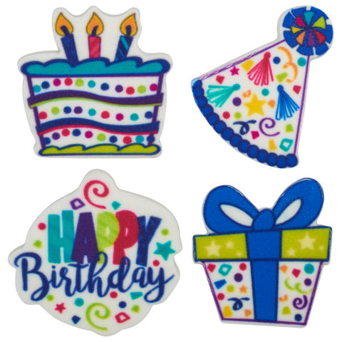 Party Time Assortment Sweet Decor Edible Decorations